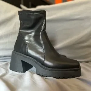 Madden Girl Shoes Madden Girl Tia Platform Black Mid Calf Boots Poshmark